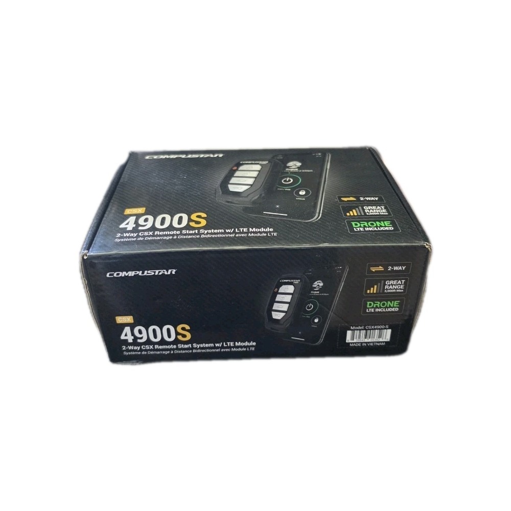 Compustar CSX4900S LED 2-Way  & Drone LTE smartphone control REMOTE START